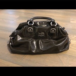 Coach Patent Leather Shoulder Satchel